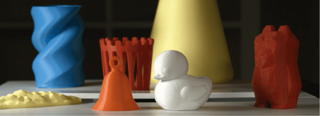 3D printed models