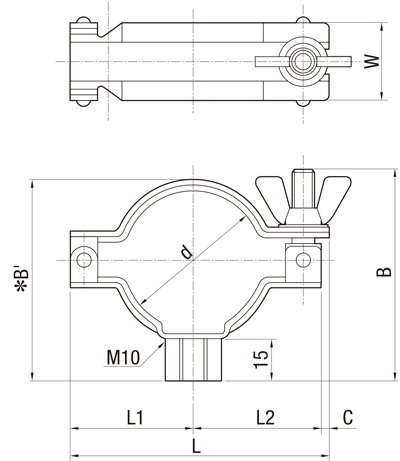 ピピさん専用 Sanitary Pipe Fittings - Pipe Hanger | MISUMI | MISUMI