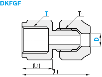 Fittings for Annealed Copper Pipes - Tapped, Connector G Thread ...