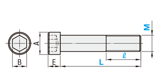 Clean & Pack] Configurable Length Hex Socket Head Cap Screws - M4