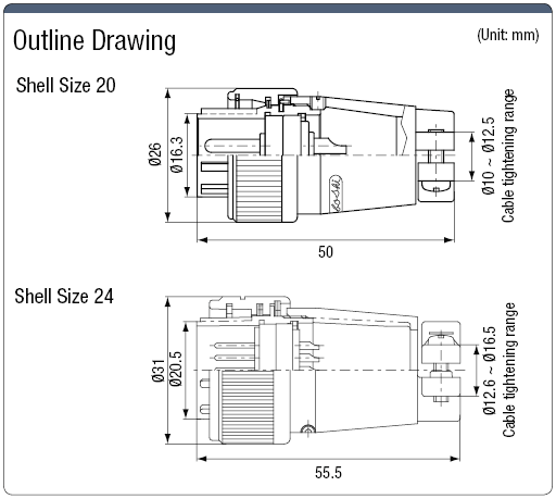 NR Series Circular Connector - M12, One-Touch Lock | MISUMI | MISUMI