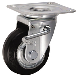 JB-Type Swivel Casters For Medium Loads with Double Stopper 75 mm Size Metal Fitting Only, No Wheel