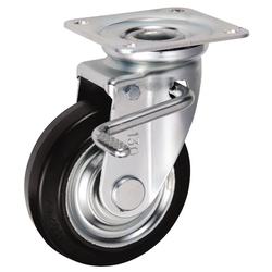 JB-Type Swivel Casters For Medium Loads with Double Stopper 130 mm Size Metal Fitting Only, No Wheel