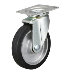 Tow Cart Caster, TR-AWJ, Aluminum Cored Bar Type, with Swiveling Fittings