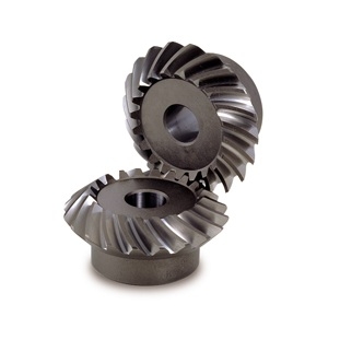 Miter Gears - Ground Tooth Spiral, Steel, Black Oxidized, SMSG