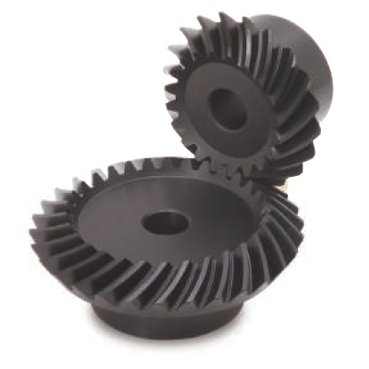 Miter Gears - Ground Tooth Spiral, Steel, Black Oxidized, SMSG