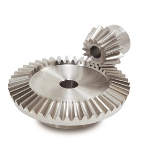 Miter Gears - Ground Tooth Spiral, Steel, Black Oxidized, SMSG