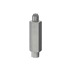 [Clean & Pack] Support Pins - Tapped, with Pilot, Hex | MISUMI | MISUMI