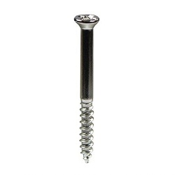 Screws - for Construction Wood, Nickel, Countersink Head