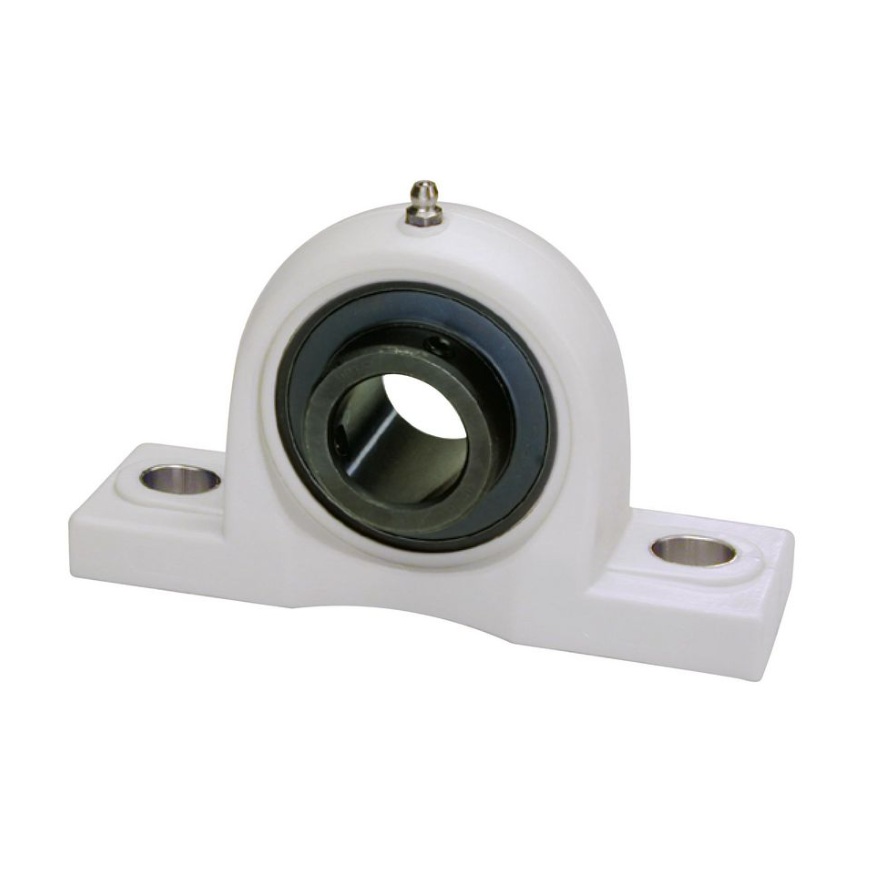 Bearing Units - Pillow Block, Standard, Thermoplastic, Set Screw Locking, Complete Unit