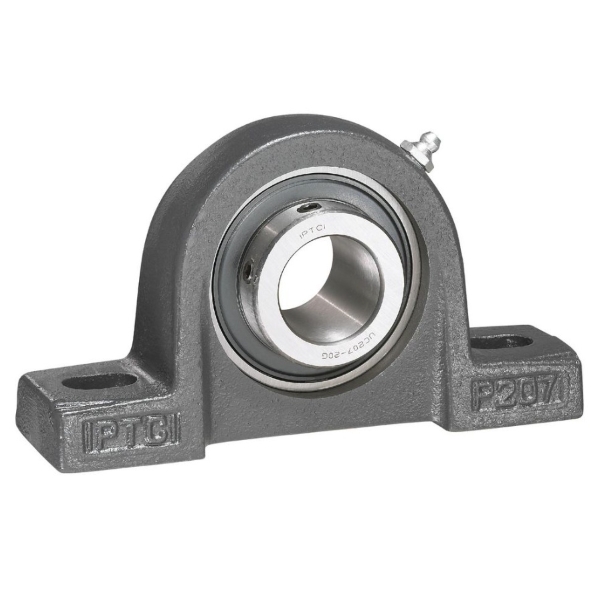 Bearing Units - Pillow Block, High Shaft Center, Set Screw Locking, Complete Unit