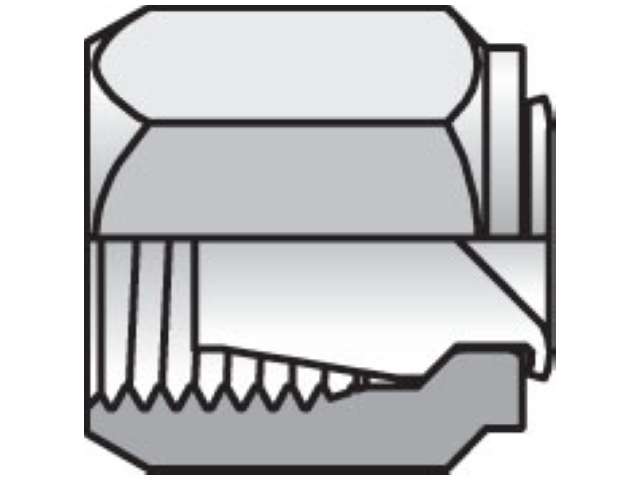 Raccordo Dritto Parker Furulok 24FBUSS In Acciaio Inox | 1 1/2" Tubo 24 Cono Filetto NPT