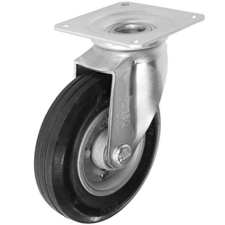 Casters - with Pneumatic/Flat Free Wheel, Rubber Wheel, SPMJ, SPMK, SPMJB and SPMKB Model
