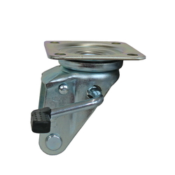 Standard Press Casters - for Medium Loads Swivel with Stopper Bracket Set without Wheels