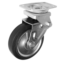 Shock Absorbing Spring Caster I-A Center Coil SAK Series Bracket Set No Wheels