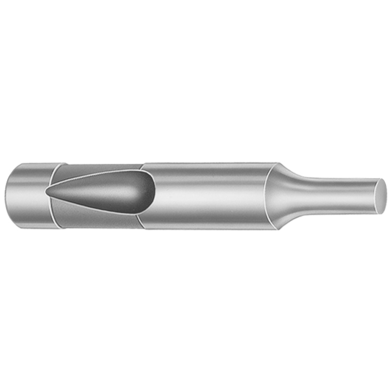 DAYTON Standard Ball Lock Regular Ejector Punches Heavy Duty, X-Shaped Tip