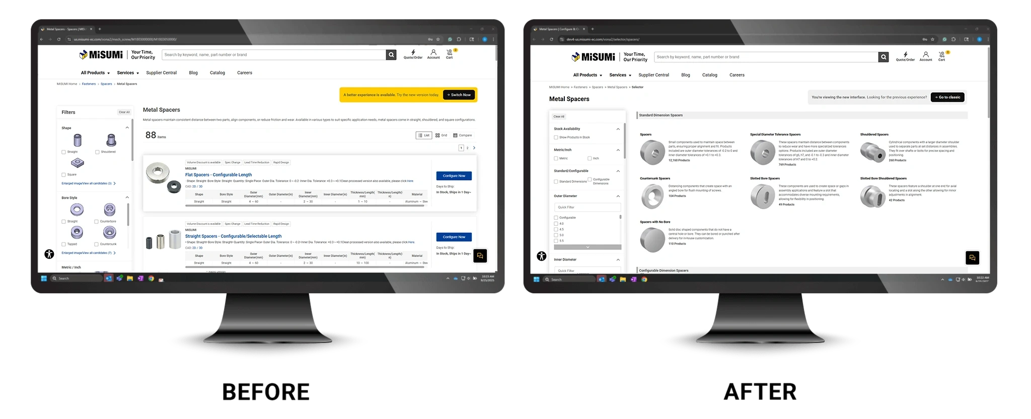 MSN Example Before After